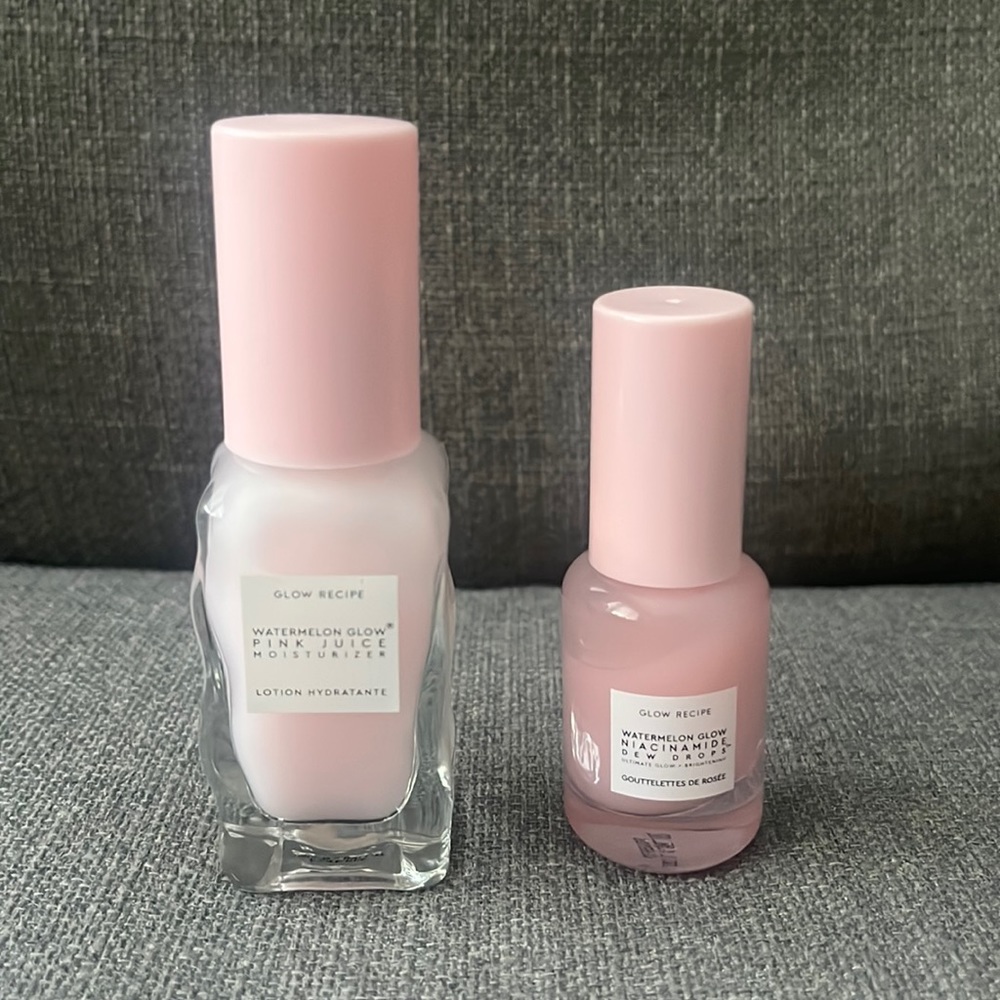 Glow Recipe Watermelon Glow Pink Juice Moisturizer & Niacinamide Dew Drops